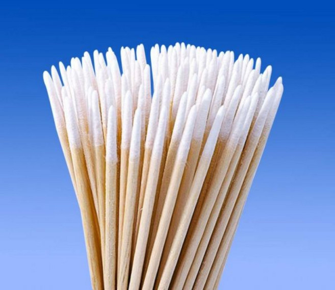 멸균면봉 개별포장면봉 위생 면봉 이쑤시개면봉 마이크로 압출 뾰족 미세 얇은 1봉 100p, 1개, 10cm