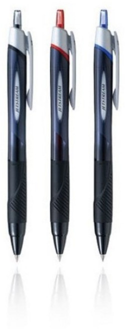 유니 제트스트림 볼펜 0.38mm, 블랙,레드,블루 1세트