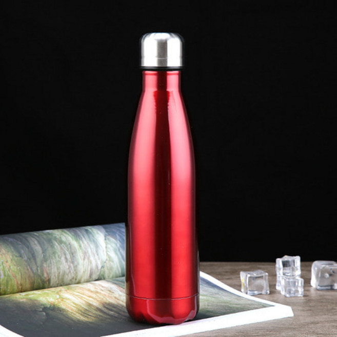 도매토피아 500ml 스텔라 진공 보온병 레드 텀블러 보틀 물병