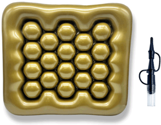 영화메디칼 공기 물방석 + 물주입기 세트, 골드