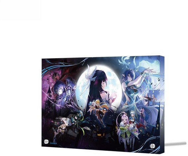 원신 콜롬비나 장패드 대형 마우스패드, 기본 색상, [ 5 초월] 두꺼운 아크릴 장식