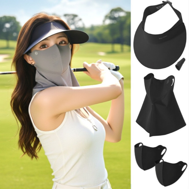 이숍 자외선차단 와이드 썬캡 4종세트 햇빛가리개 모자