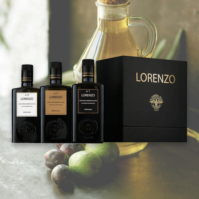 로렌조 엑스트라버진 올리브오일 3종 (No1 No3 No5), 1개, 500ml