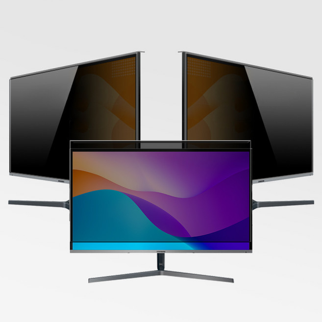 신토르 모니터 아크릴 프라이버시 거치식 화면 보안기 블루라이트차단 커버, 24인치(16:10)540*340mm, 1개