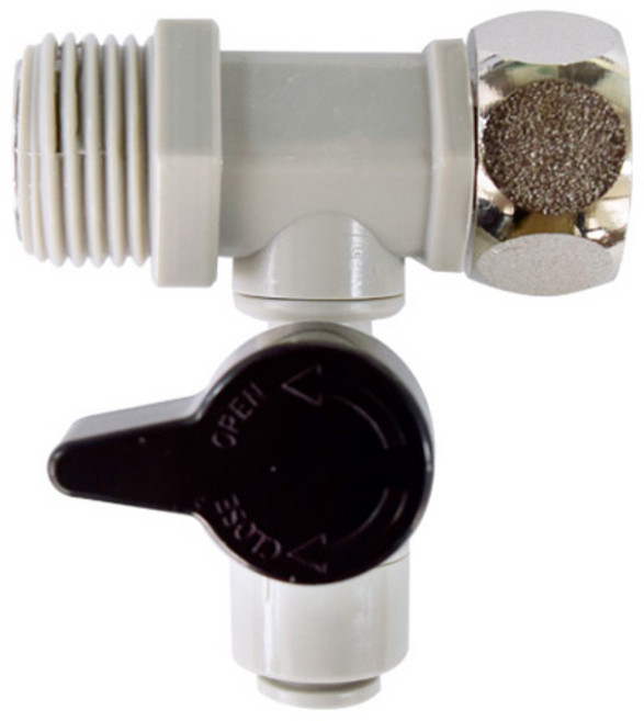 FWP-15ASH 소형고급 수도가랑아답터 1/2\"(15A):1/4\" - 플라스틱 수도배관설치 수도연결 정수기연결 이온수기부품, 상세 설명 참조, 1개
