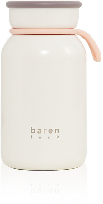 밀크 진공 미니 텀블러 300ml, 1개, 베이지