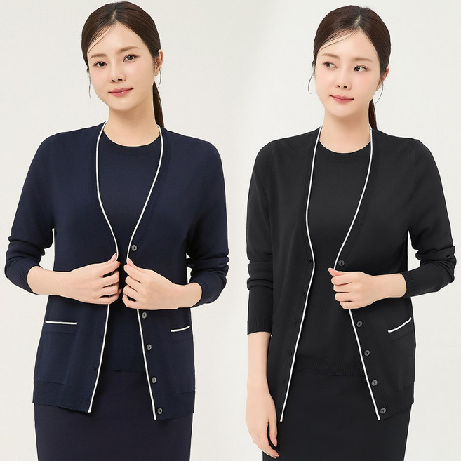 더유니폼랩 병원 간호사 유니폼 가디건 여성 오피스 상의 단체 유니폼 근무복