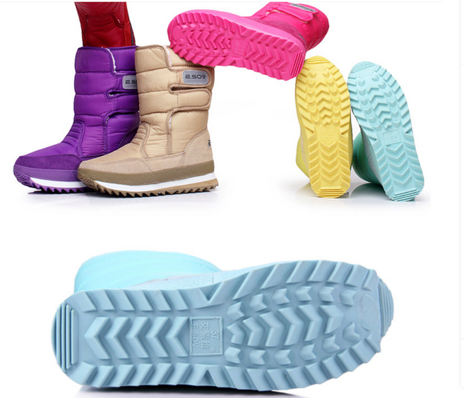 RuiCan 羊毛加厚保暖雪靴 男女情侶款 防滑雪地靴 抗寒零下40度