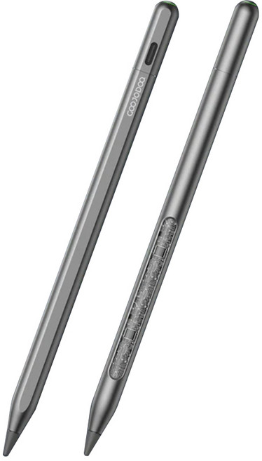 GOOJODOQ GD14 스타일러스 펜 apple 호환 Pencil 2 iPad 연필 IPad 찾기 iPad Air6/5/4 Pro 11 2018-2024 pro 13, [01] Gray, 1개