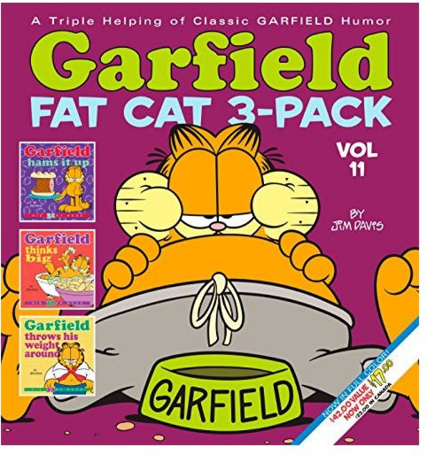 영문 영어 유아 도서 Garfield Fat Cat 3 Pack Vol.11 Now in full color Paperback 미국판 A Triple Helping of Cla