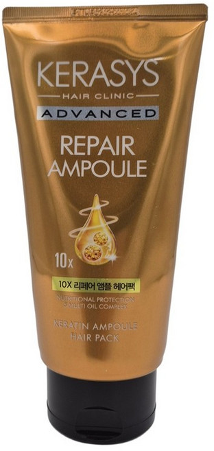 애경 케라시스 어드밴스드 10x 리페어 앰플 헤어팩 300ml, 1개
