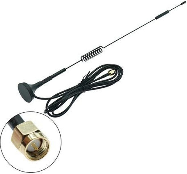 안테나 SMA 433mhz 12DB 1.5M, 1개