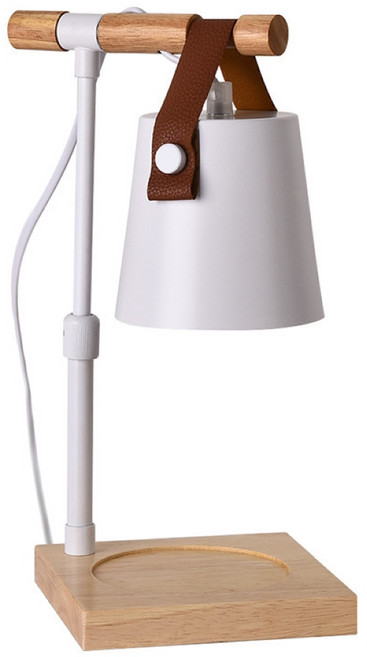 香薰融蠟燈 可升降檯燈, 白色, 1個