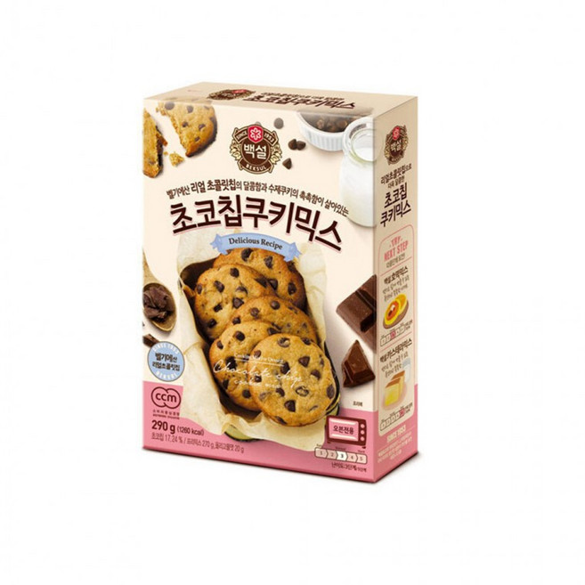 수제쿠키 초코칩쿠키믹스 290g, 1g, 1개