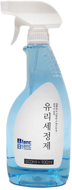 600+100ml 대용량 블랑블랑 유리세정제 12개/유리 광택제 좋은세상 협동조합, 1개, 700ml