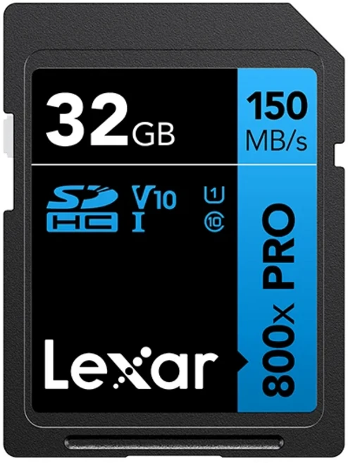 기존 Lexar 800x PRO SD 카드 32GB 64GB 128GB 256GB 150 메가바이트/초 플래시 메모리 카드 SDHC/XC USH-I, 03 32GB