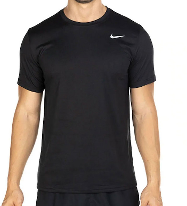 나이키 남성 검정 레전드 반팔티 러닝 티셔츠 숏슬리브 기능성 라운드티+사은품(패션마스크)