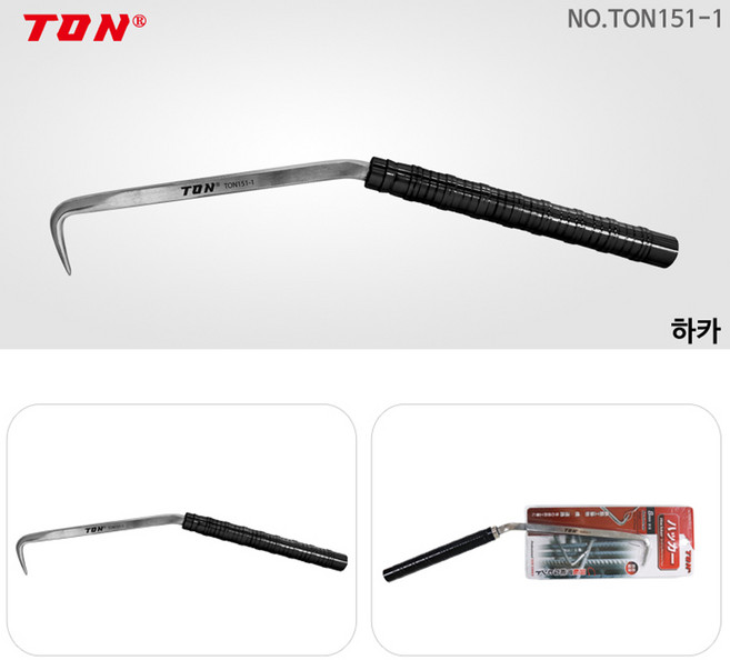 TON 하카 275mm TON151-1 철근결속핸들 결속구 갈고리, 1개