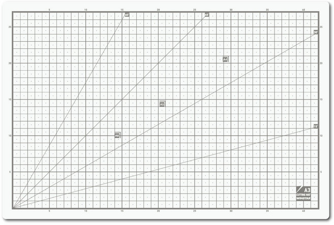 윈스타 칼라 커팅매트, 화이트그레이