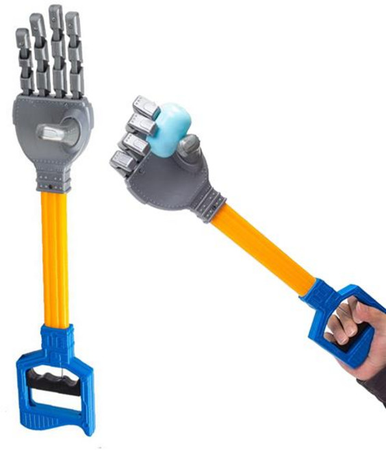 재미있는 다용도 로봇 손 귀차니즘 만능 롱 집게 쓰레기 신발정리 픽업 피젯 토이 장난감 무쓸모 웃긴 선물, A기계손_블루 sc700, 1개