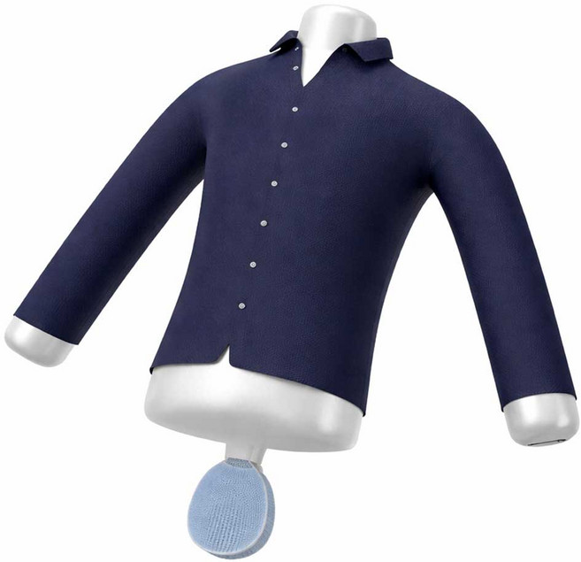 람작 이지원 열풍다리미 공기 에어 상 하의 다리미 (드라이기불포함상품), 화이트, 상의 전용 다림판