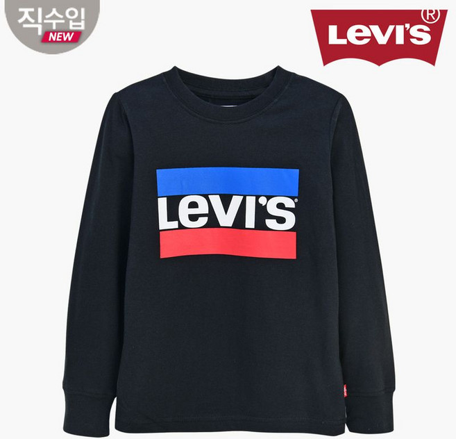 리바이스 키즈 스포츠로고 티셔츠 VPS21QTS36