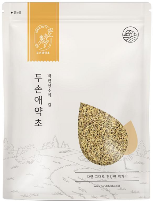 두손애약초 인도산 산미나리씨 회향 산미나리씨앗 차, 500g, 1개