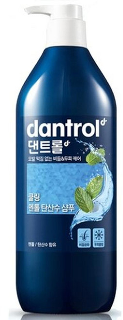 댄트롤 쿨링 멘톨 탄산수 샴푸, 820ml, 12개