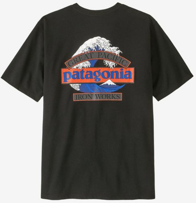 [백화점정품] 파타고니아 아웃도어 반팔 티셔츠 [파타고니아] 37873R5 멘즈 그레이트 웨이브즈 리스판서빌리-티 남여 반팔티 HK 등산