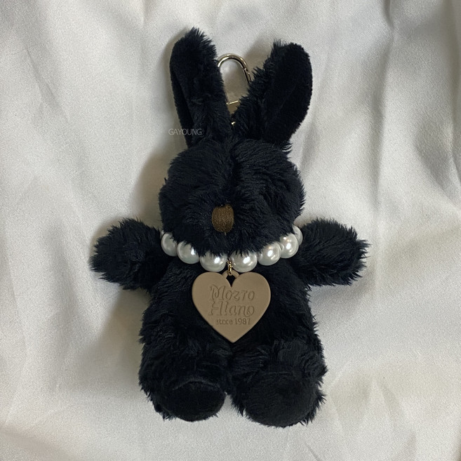 가영 하트 목걸이 토끼 인형 가방 키링 악세사리 고리