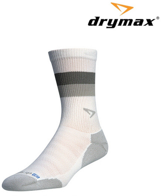 드라이맥스 러닝 라이트 메쉬크루 런닝용 양말 화이트그레이, L, 상세 설명 참조, 사이즈:L