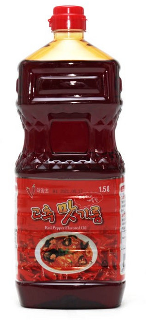 금수 고소매콤 태양초 고추맛기름 PET, 1개, 1.5L