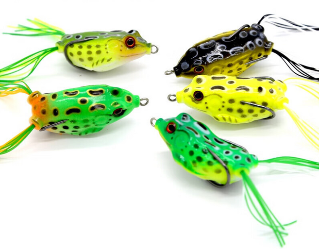 럭키 프로그 루어 5종세트, 혼합색상, 5개, 12g