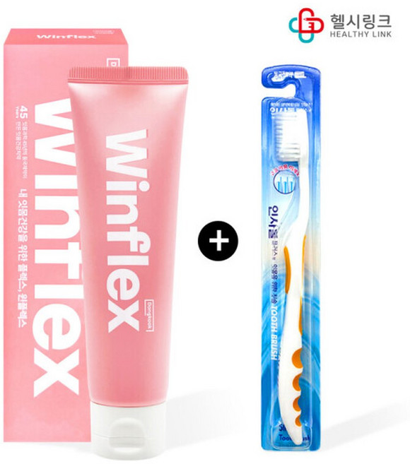 동국제약 윈플렉스치약180g + 칫솔1p 세트 대한민국잇몸건강치약, 1세트, 180g