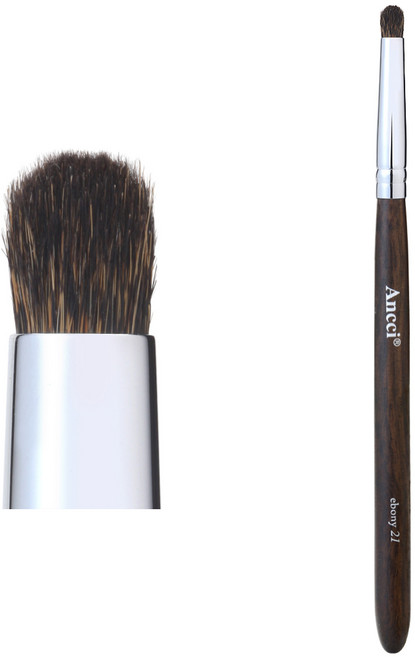 [안씨브러쉬] 블렌딩 아이섀도 브러쉬 - ebony21, 1개