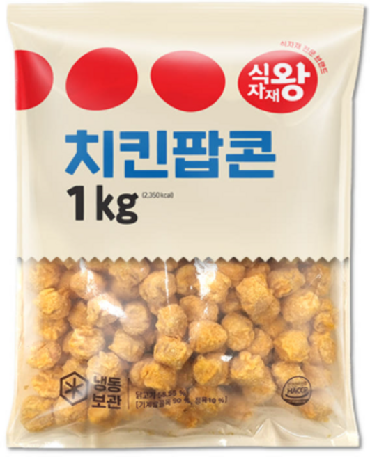 식자재왕 치킨팝콘, 1kg, 7개