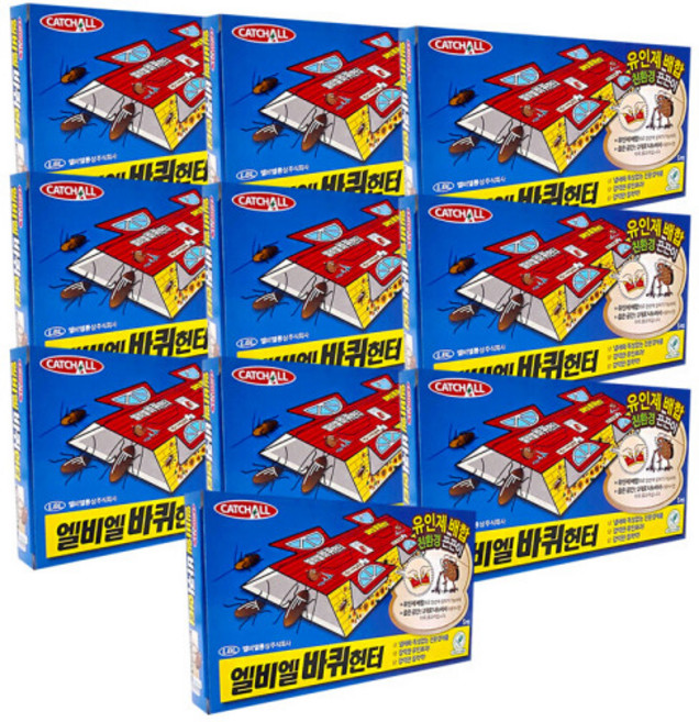 바퀴헌터 바퀴벌레 끈끈이 트랩, 20g, 50개