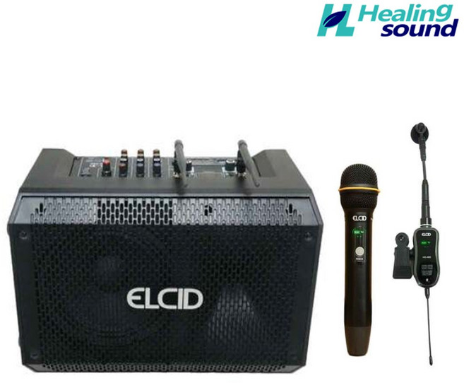 HS-480 충전용 이동식 앰프 스피커 무선마이크 2개 버스킹 공연 강의용 행사용 색소폰 악기 연주 블루투스 핸드 색소폰핀 헤드셋, 핸드+색소폰핀