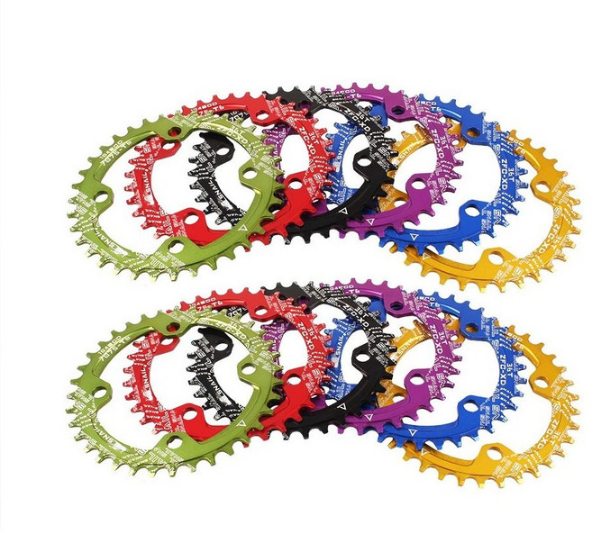 MTB 체인링 자전거체인링 104BCD 32T 35T, 34티레드, 1개