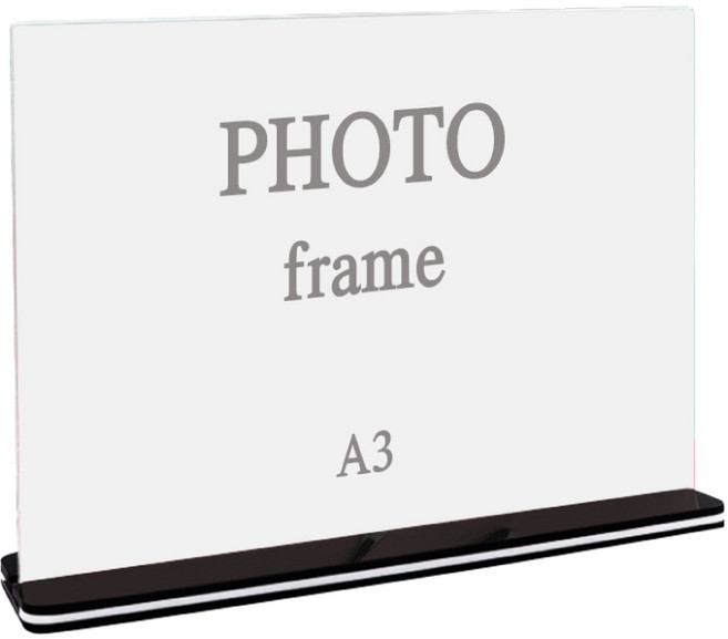 디모어 아크릴 테이블 스탠드 광고 메뉴 안내판 액자, 1개