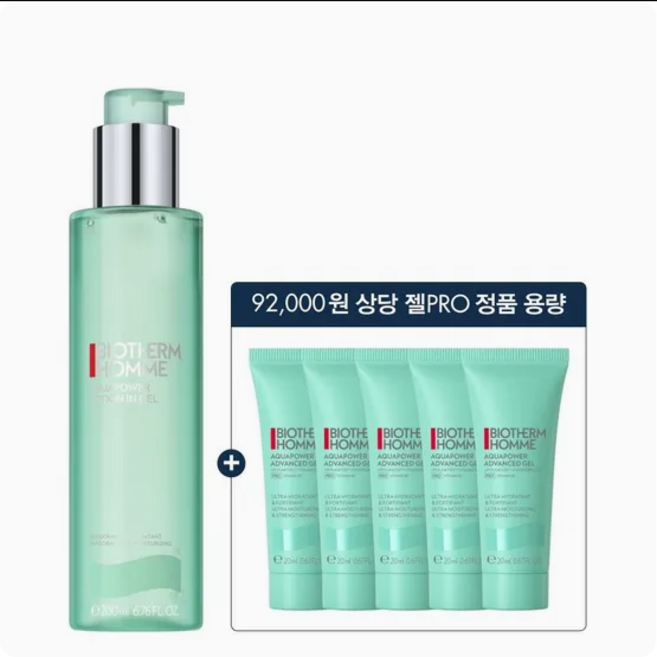 비오템 옴므 아쿠아파워 올인원 프레시 로션 인 젤, 3개, 200ml