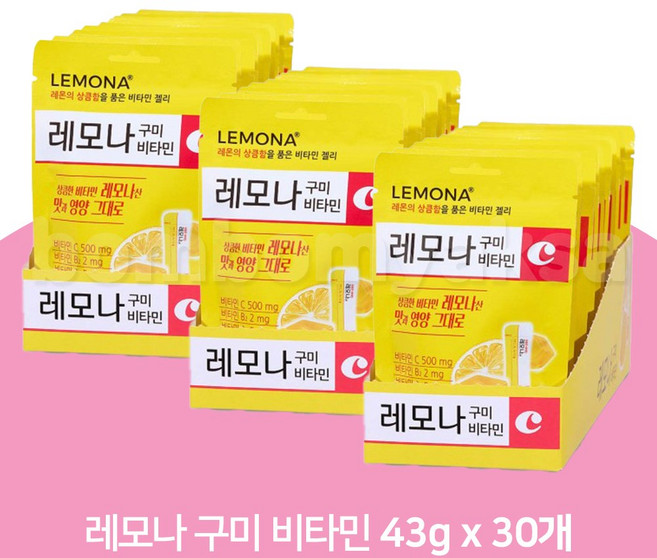 레모나 구미 비타민, 43g, 30개