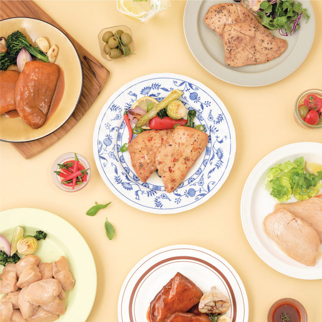 채우닭 실온 보관 닭가슴살 10팩, 오리지널5+통후추5, 1세트, 100g