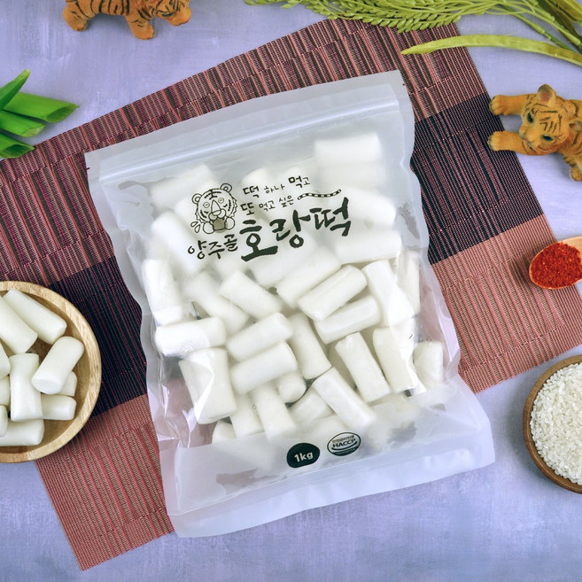 우리쌀 옛날 쌀떡볶이떡 1kg 2봉 알뜰묶음, 2개
