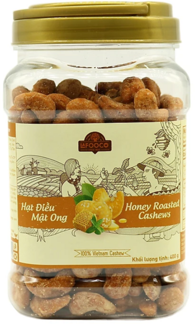 [LAFOOCO] 라푸코 허니 구운 캐슈넛 베트남, 2개, 400g