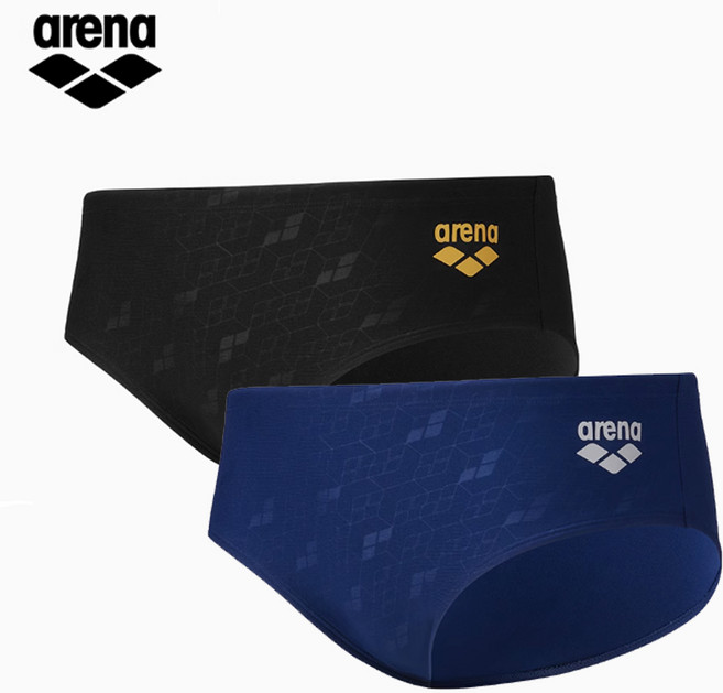 아레나 ARENA 남성 삼각 수영복 로고 패턴 기본 실내 해변 센터 강습 연습 자수 대회
