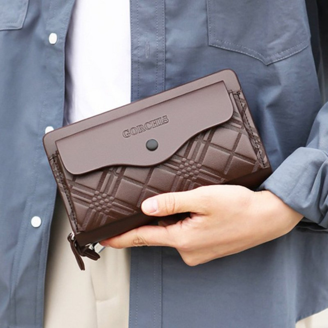 프리미엄 남성 심풀 클러치백 2503