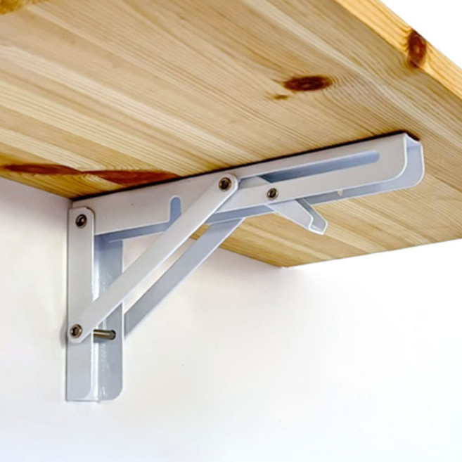 가구가구또가구 접이식선반받침대 2p ㄱ자 선반 까치발 선반받침대 화이트, 1세트, 화이트 200용