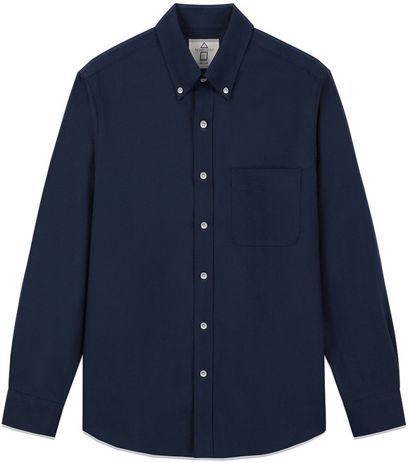 더셔츠스튜디오 루즈핏 면혼방 옥스포드 버튼다운 셔츠