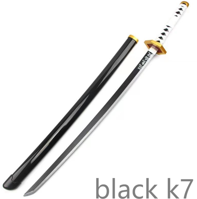 코스프레 검 일륜도 칼 목검 42종 75cm 104cm 거치대 포함, 17_여우 사비 M-75cm KAL-M17, 1개